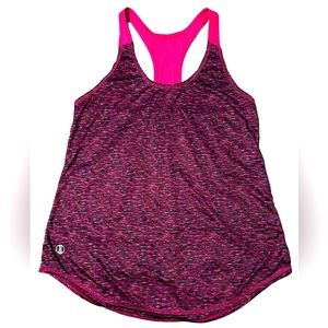 Holloway Pink/Purple Workout racer back tank